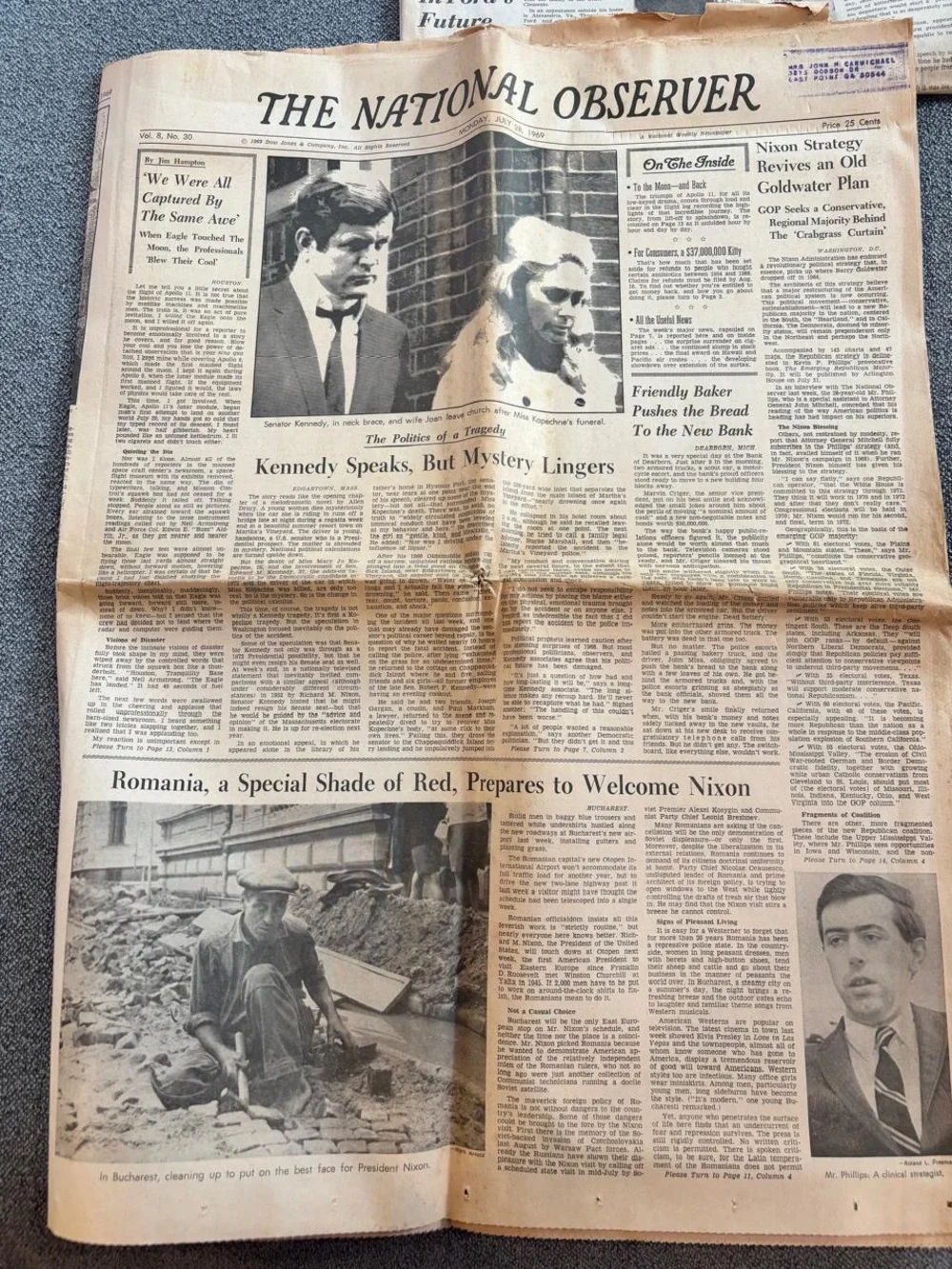 Vintage Original Historic Newspapers - 1960s-1980s Headlines - Elvis, Princes s